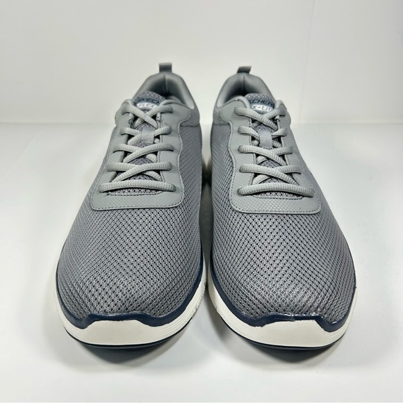 NEW Skechers Flex Lite Running Trainers Sneaker Shoes Grey 16829; Men’s Sz 13 - Picture 7 of 16